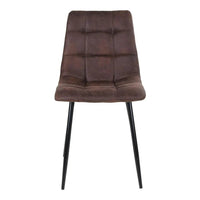 House of Nordic Set van 2 - Eetkamerstoel Middelfart – Donkerbruin
