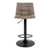 House of Nordic Set van 2 - Middelfart Barkruk - Microvezel bruin - Mooier Thuis