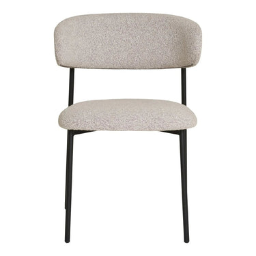 Set van 2 - Eetkamerstoel Mira - Bouclé Beige