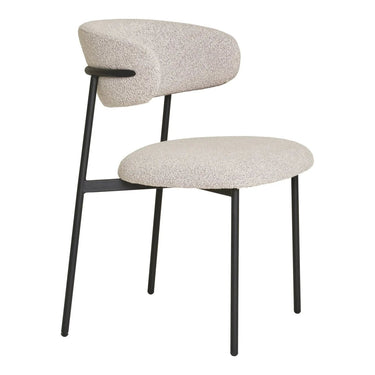 Set van 2 - Eetkamerstoel Mira - Bouclé Beige