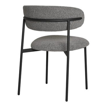 Set van 2 - Eetkamerstoel Mira - Bouclé Grijs
