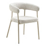 Set van 2 - Eetkamerstoel Trivio - Stof Beige - 57,5 cm breed - Mooier Thuis