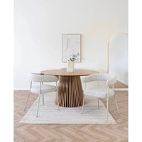 House of Nordic Set van 2 - Eetkamerstoel Trivio - Stof Beige