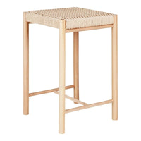 Chaise Barkruk naturel hout - Mooier Thuis