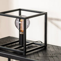 Tafellamp zwart 23 cm - afbeelding 2