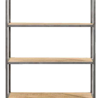 Bücherregal Lagoon – Mangoholz Natur – 80 cm