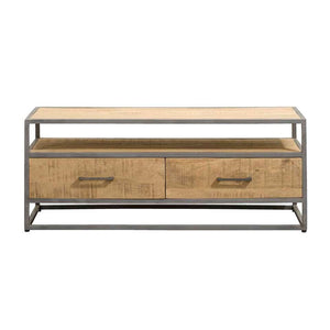 Staande TV-meubel Lagoon - Mangohout Naturel - 120 cm