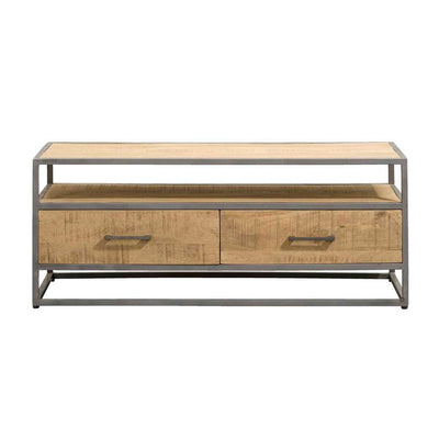 Staande TV-meubel Lagoon - Mangohout Naturel - 120 cm