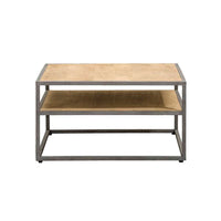 Salontafel Lagoon - Mangohout Naturel - 75x75 cm - Mooier Thuis