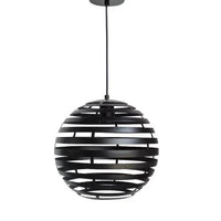 Hanglamp zwart/staal - Mooier Thuis