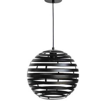 Hanglamp zwart/staal