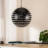 Hanglamp 50 cm metaal zwart hanglamp met lampenkap - Mooier Thuis