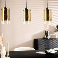 MT Lumen Hanglamp 3-lichts met goud glas - Mooier Thuis