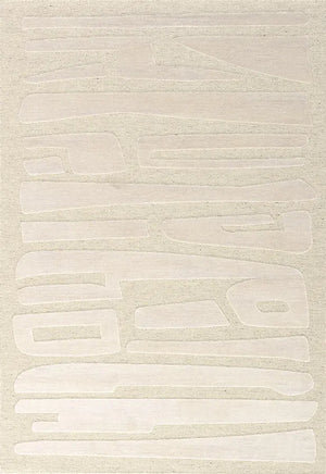 Vloerkleed Chiara Ivory horizon Creme 160 x 230 cm
