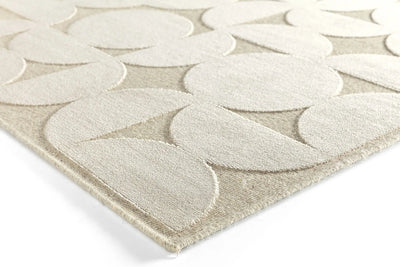 Vloerkleed Chiara Ivory diabolo Creme 240 x 340 cm