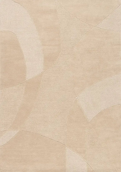 Vloerkleed Piana Donkerbeige 240 x 340 cm