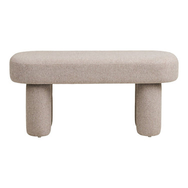 Weston sandfarbene Bank mit Polsterung 95 cm