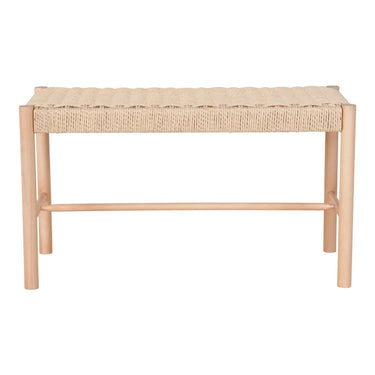 Bank aus Naturrattan, 80 cm