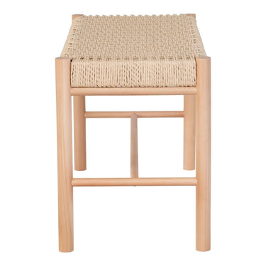 Bank aus Naturrattan, 80 cm