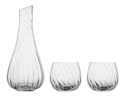Zwiesel Glas Manoa Geschenkset karaf en tumblers - 3 stuks - helder en transparant - Mooier Thuis