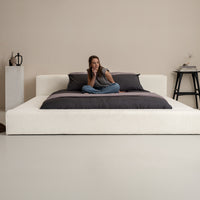 Platformbed Adore Business Beige – 180x200 cm – Incl. Matras
