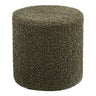 Ejby Hocker met zachte teddy-stof groen - hout - Mooier Thuis