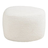 Hilo Hocker stof wit - hout - Mooier Thuis