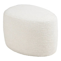 House of Nordic Hilo Hocker stof wit - Mooier Thuis
