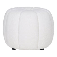 Paisley Hocker stof wit - Mooier Thuis
