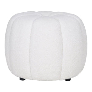 Paisley Hocker stof wit