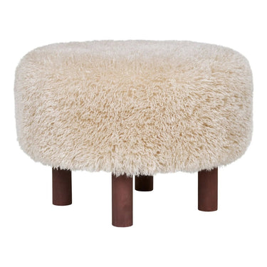 Inverness Hocker stof lichtbruin