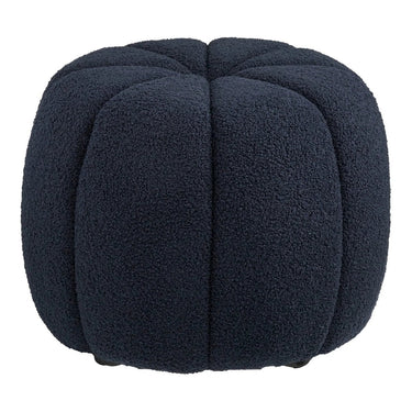 Paisley Hocker stof donkerblauw