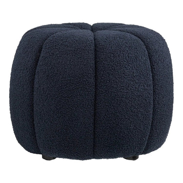 Paisley Hocker stof donkerblauw