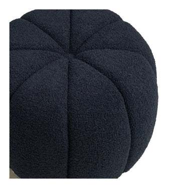 Paisley Hocker stof donkerblauw