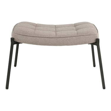 Glasgow Voetenbank van stof - beige