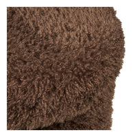 Gisborne Poef Langharige Teddy Bruin Ø42 cm