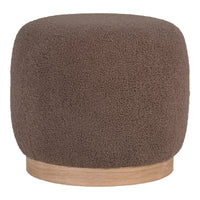 Belfort Poef Teddy Bruin met Houten Voet Ø44,5 cm