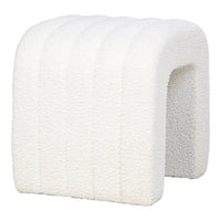 Colma Hocker teddy stof wit - afbeelding 2