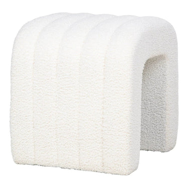Colma Hocker teddy stof wit