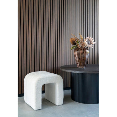 Colma Hocker teddy stof wit