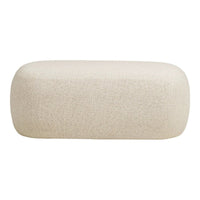 House of Nordic Blossomville zitbankje van stof - beige - Mooier Thuis