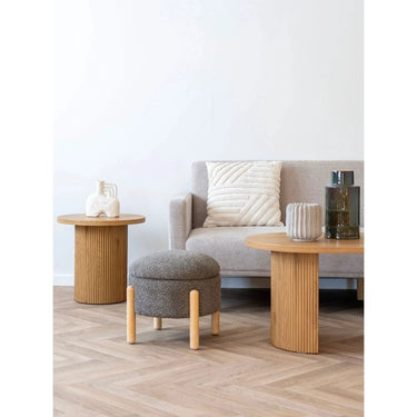 Medas Hocker bruin met opbergruimte