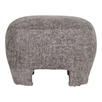 House of Nordic Nazare Hocker stof modern grijs