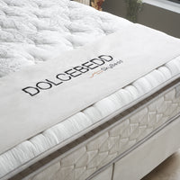 Opbergboxspring Dolcebedd Beige – 90x200 cm