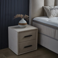 Opbergboxspring Birdybedd Beige – 90x200 cm