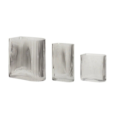 Elements heldere vazen (set van 3)