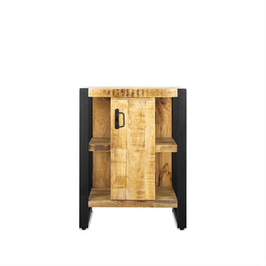 Badezimmermöbel Bas Mangoholz schwarz 60 cm