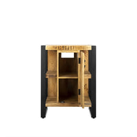 Benoa Badkamermeubel Bas mangohout zwart 60 cm