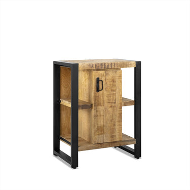 Badezimmermöbel Bas Mangoholz schwarz 60 cm