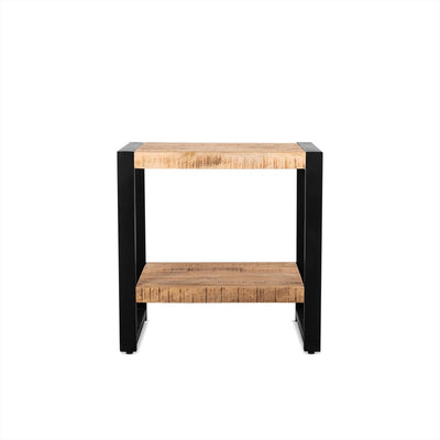 Bijzettafel Britt mangohout 60 cm